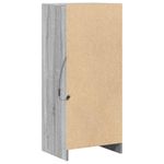 Casa si Gradina - Mobilier - Comode si corpuri - Comode - Dulap cu LED, gri sonoma, 42,5x34x100 cm, lemn prelucrat - Infinity.ro