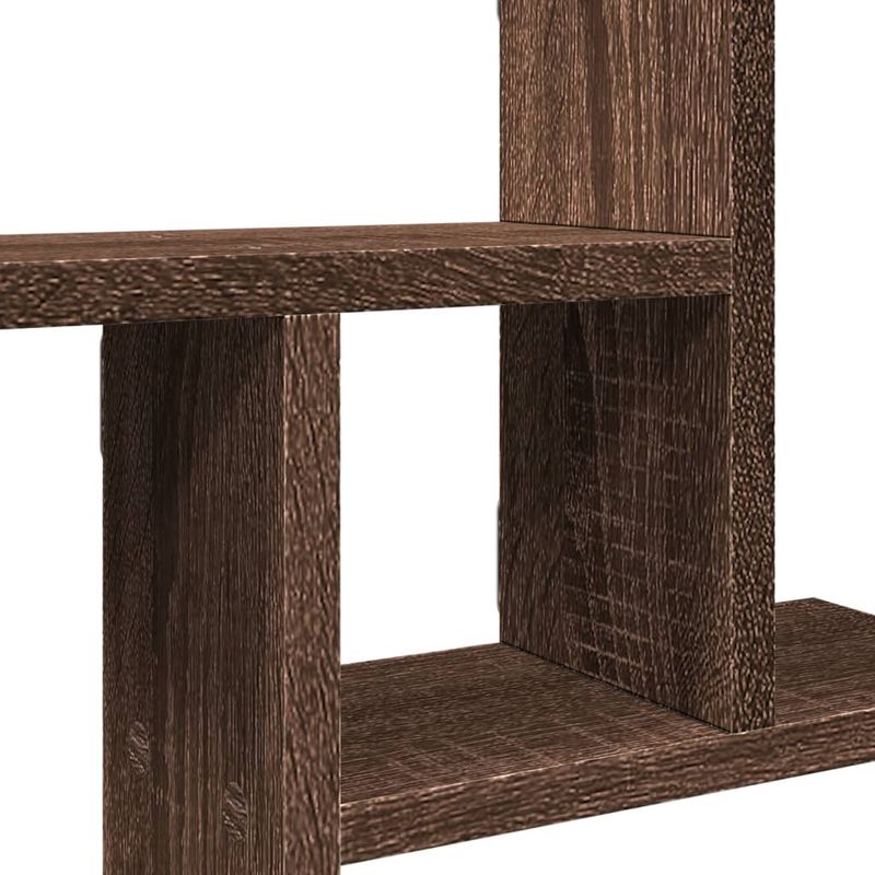Casa si Gradina - Mobilier - Biblioteci si rafturi - Rafturi - Rafturi de perete 2 buc. stejar maro 50x12x50 cm lemn prelucrat - Infinity.ro
