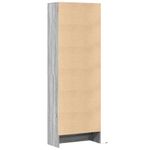 Casa si Gradina - Mobilier - Comode si corpuri - Corpuri bucatarie - Dulap inalt cu LED gri sonoma 69x32,5x200 cm lemn prelucrat - Infinity.ro