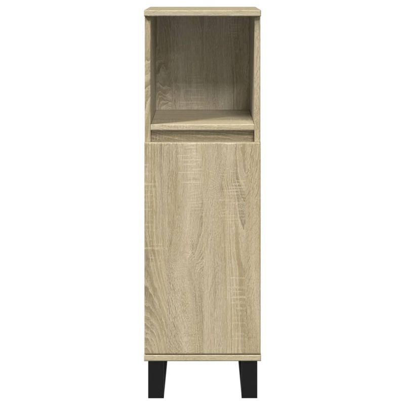 Casa si Gradina - Mobilier - Seturi de mobilier - Seturi baie - Set mobilier de baie, 3 piese, stejar sonoma, lemn prelucrat - Infinity.ro
