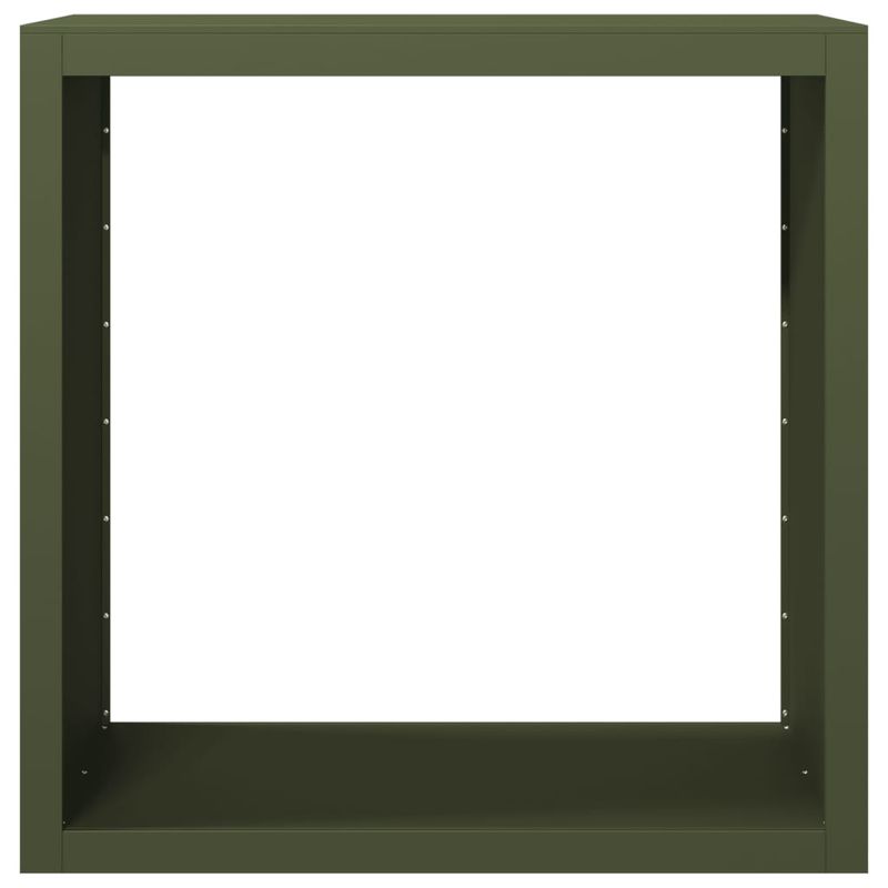 Casa si Gradina - Termice - Sobe, Seminee si accesorii - Accesorii seminee si sobe - Rastel pentru lemne de foc, verde, 100x40x100 cm, otel - Infinity.ro