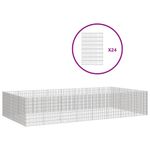 Petshop - Accesorii petshop - Culcusuri si custi - Custi interior si exterior - Adapost pentru animale cu 24 panouri, 54x80 cm, fier galvanizat - Infinity.ro
