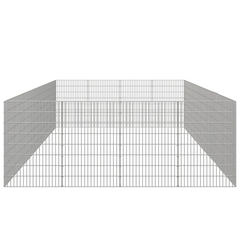 Petshop - Accesorii petshop - Culcusuri si custi - Custi interior si exterior - Adapost pentru animale cu 24 panouri, 54x80 cm, fier galvanizat - Infinity.ro