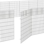 Petshop - Accesorii petshop - Culcusuri si custi - Custi interior si exterior - Adapost pentru animale cu 24 panouri, 54x80 cm, fier galvanizat - Infinity.ro