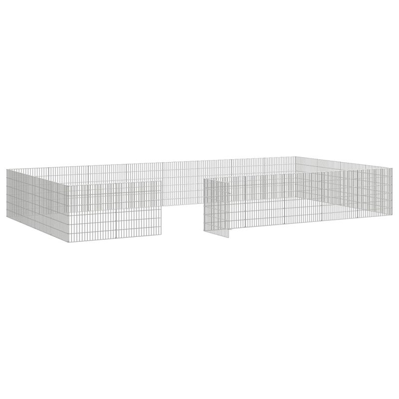 Petshop - Accesorii petshop - Culcusuri si custi - Custi interior si exterior - Adapost pentru animale cu 24 panouri, 54x60 cm, fier galvanizat - Infinity.ro