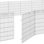 Petshop - Accesorii petshop - Culcusuri si custi - Custi interior si exterior - Adapost pentru animale cu 24 panouri, 54x60 cm, fier galvanizat - Infinity.ro