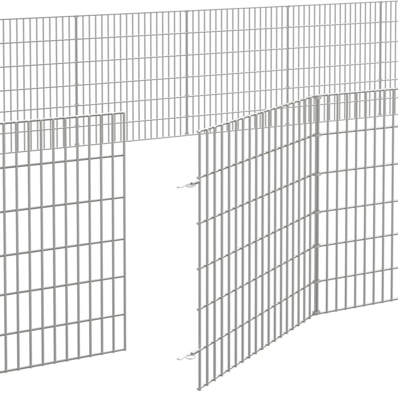 Petshop - Accesorii petshop - Culcusuri si custi - Custi interior si exterior - Adapost pentru animale cu 24 panouri, 54x60 cm, fier galvanizat - Infinity.ro