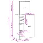 Casa si Gradina - Mobilier - Dulapuri si sifoniere - Dulapuri - Dulap de farmacie, stejar sonoma, 40x41x118 cm lemn prelucrat - Infinity.ro
