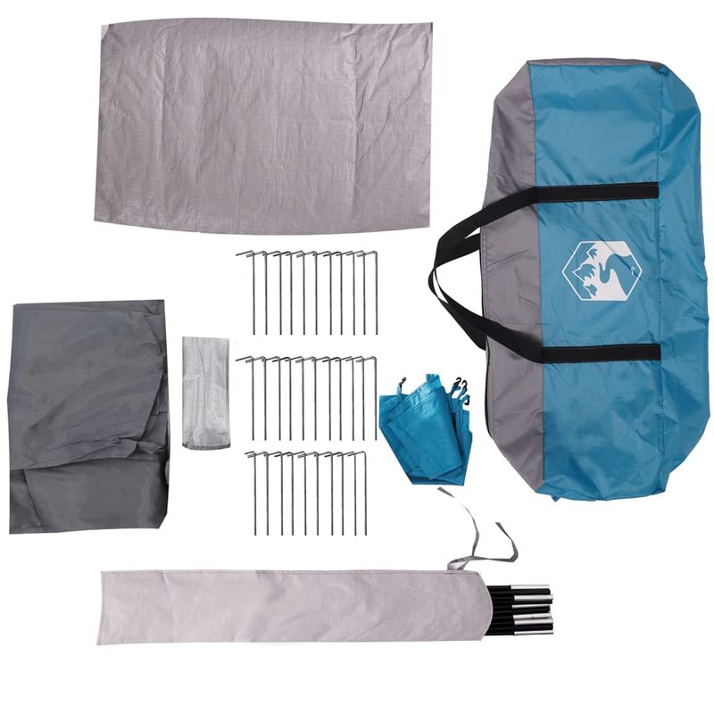 Sport si Outdoor - Camping - Corturi camping - Cort auto pentru 4 persoane, albastru, impermeabil - Infinity.ro