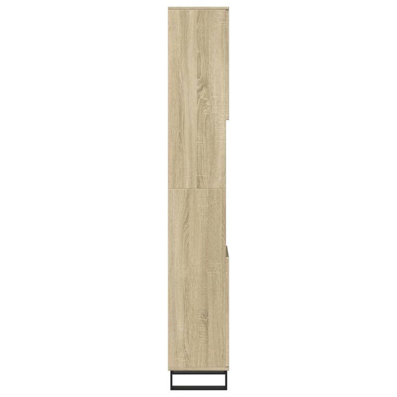 Casa si Gradina - Mobilier - Mobilier baie - Comode baie - Dulap de baie, stejar sonoma, 30x30x190 cm, lemn prelucrat - Infinity.ro