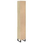 Casa si Gradina - Mobilier - Mobilier baie - Comode baie - Dulap de baie, stejar sonoma, 30x30x190 cm, lemn prelucrat - Infinity.ro