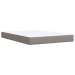 Casa si Gradina - Mobilier - Paturi si accesorii - Paturi - Pat box spring cu saltea, gri taupe, 160x200 cm material textil - Infinity.ro