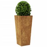 Casa si Gradina - Gradinarit si plante - Plante si ghivece - Ghivece si suporturi - Jardiniere gradina, 2 buc., 35x35x75 cm, otel corten - Infinity.ro