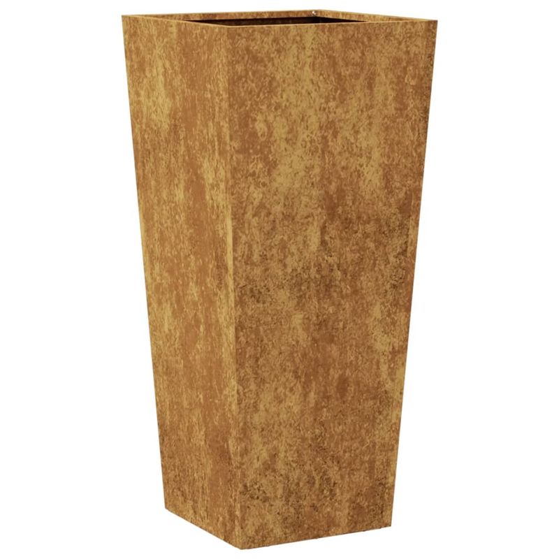 Casa si Gradina - Gradinarit si plante - Plante si ghivece - Ghivece si suporturi - Jardiniere gradina, 2 buc., 35x35x75 cm, otel corten - Infinity.ro