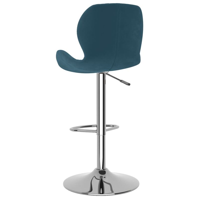 Casa si Gradina - Mobilier - Scaune si fotolii - Scaune - Scaune de bar, 2 buc., albastru, catifea - Infinity.ro