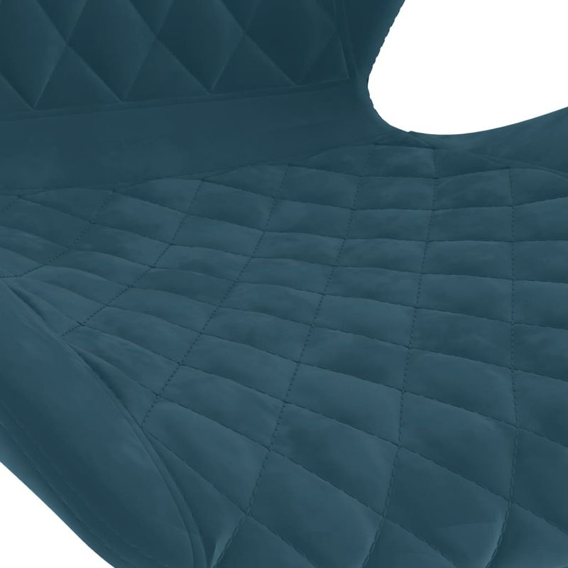 Casa si Gradina - Mobilier - Scaune si fotolii - Scaune - Scaune de bar, 2 buc., albastru, catifea - Infinity.ro