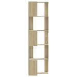 Casa si Gradina - Mobilier - Biblioteci si rafturi - Biblioteci - Biblioteca 5 niveluri stejar sonoma 50x50x179cm lemn prelucrat - Infinity.ro