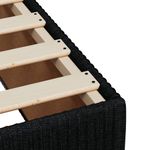 Casa si Gradina - Mobilier - Paturi si accesorii - Paturi - Pat box spring cu saltea, negru, 160x200 cm, textil - Infinity.ro