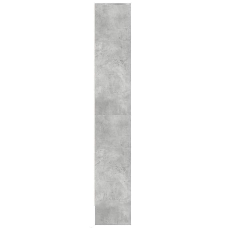 Casa si Gradina - Mobilier - Comode si corpuri - Corpuri bucatarie - Dulap inalt cu LED gri beton 69x32,5x200 cm lemn prelucrat - Infinity.ro