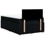 Casa si Gradina - Mobilier - Paturi si accesorii - Paturi - Pat box spring cu saltea, negru, 120x200 cm, textil - Infinity.ro