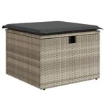 Casa si Gradina - Gradina si terasa - Mobilier exterior - Seturi mobila gradina - Set canapele de gradina cu perne, 6 piese gri deschis poliratan - Infinity.ro