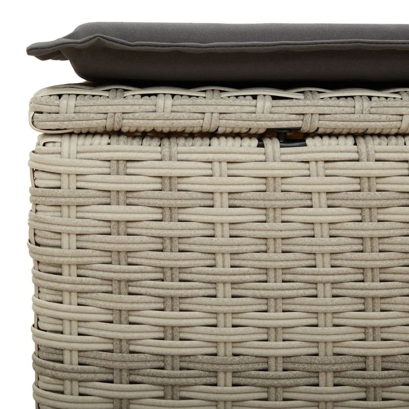 Casa si Gradina - Gradina si terasa - Mobilier exterior - Seturi mobila gradina - Set canapele de gradina cu perne, 6 piese gri deschis poliratan - Infinity.ro