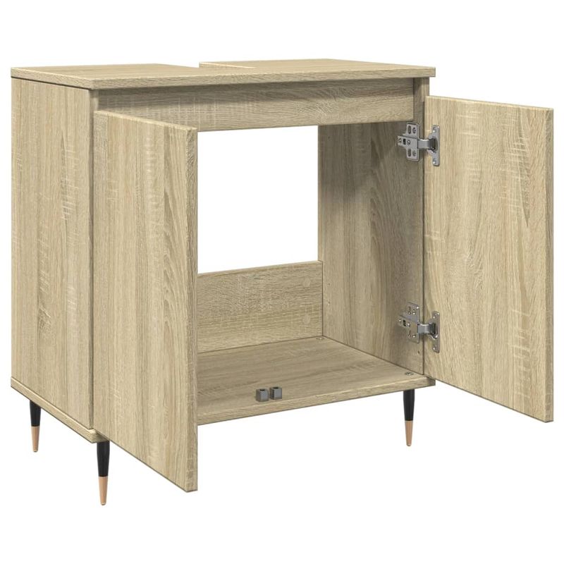 Casa si Gradina - Mobilier - Mobilier baie - Comode baie - Dulap de baie, stejar sonoma, 58x33x60 cm, lemn prelucrat - Infinity.ro
