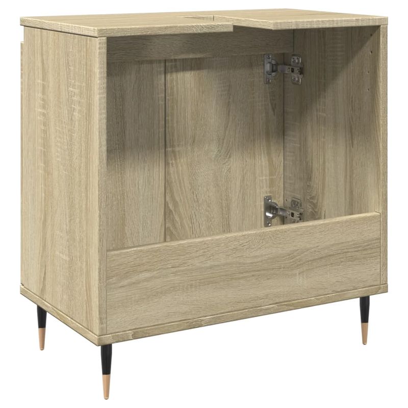 Casa si Gradina - Mobilier - Mobilier baie - Comode baie - Dulap de baie, stejar sonoma, 58x33x60 cm, lemn prelucrat - Infinity.ro