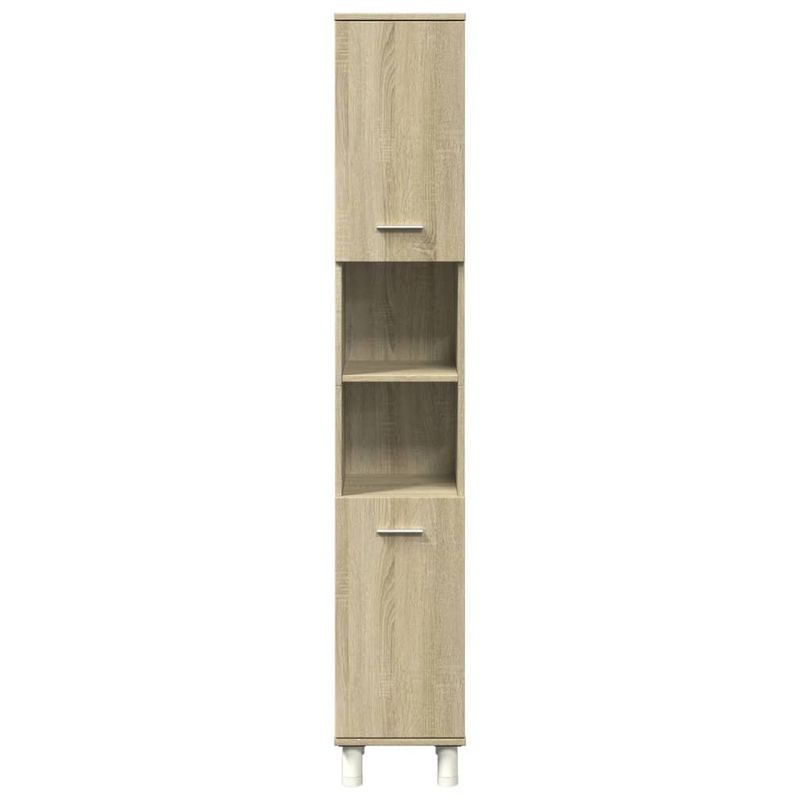 Casa si Gradina - Mobilier - Seturi de mobilier - Seturi baie - Dulap de baie, stejar sonoma, 30,5x30x179 cm, lemn prelucrat - Infinity.ro