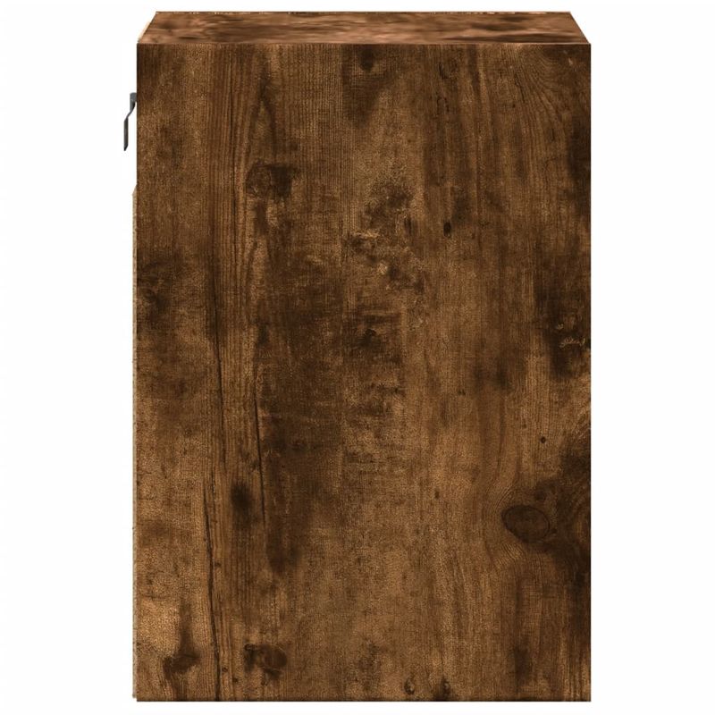 Casa si Gradina - Mobilier - Comode si corpuri - Comode - Comoda TV de perete cu LED, 2 buc. stejar fumuriu, 41x31x45 cm - Infinity.ro