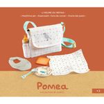 Jucarii, Copii si Bebe - Jucarii si jocuri - Papusi si accesorii - Carucioare papusi si accesorii - Set de servit masa pentru papusi, colectia Pomea Djeco - Infinity.ro