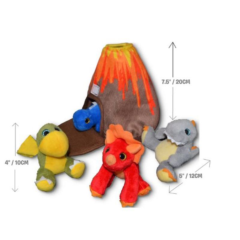 Jucarii, Copii si Bebe - Jucarii si jocuri - Jucarii de plus - Set Dinozauri cu sunet - Infinity.ro