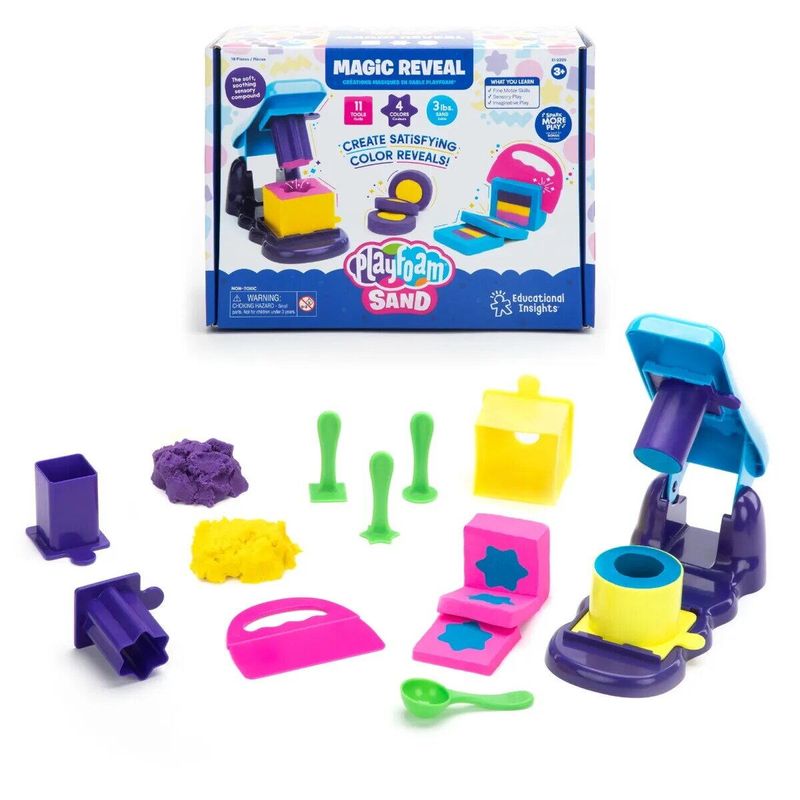 Jucarii, Copii si Bebe - Jucarii si jocuri - Jucarii & jocuri educative - Pasta, lut si nisip modelabil - Set nisip kinetic Atelierul magic - PlayfoamA® - Infinity.ro