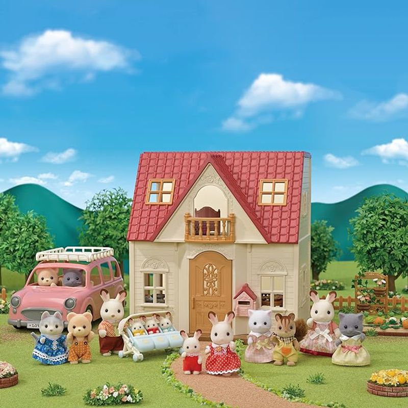 Jucarii, Copii si Bebe - Jucarii si jocuri - Papusi si accesorii - Casute de papusi si mobilier - Sylvanian Families-Casuta Red Roof Cosy Cottage - Infinity.ro