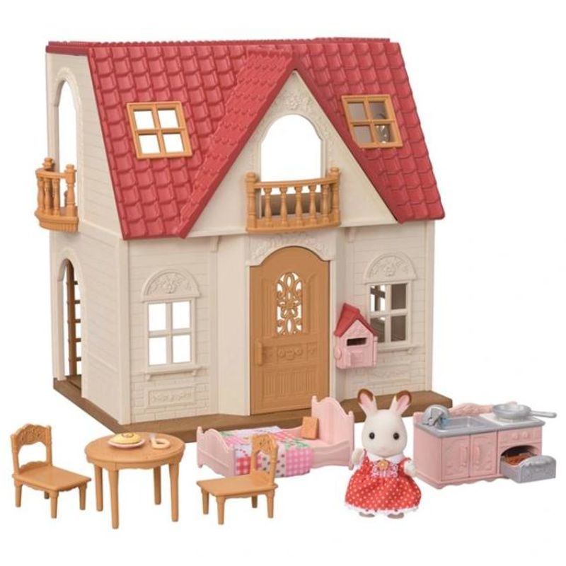 Jucarii, Copii si Bebe - Jucarii si jocuri - Papusi si accesorii - Casute de papusi si mobilier - Sylvanian Families-Casuta Red Roof Cosy Cottage - Infinity.ro