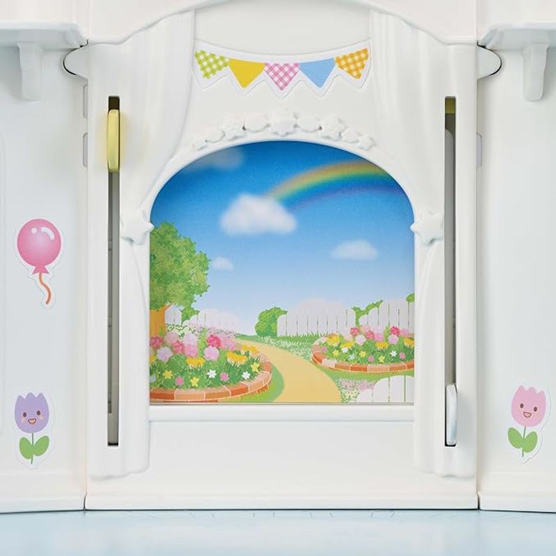 Jucarii, Copii si Bebe - Jucarii si jocuri - Papusi si accesorii - Casute de papusi si mobilier - Sylvanian Families-Loc De Joaca Castel Culori Vesele - Infinity.ro