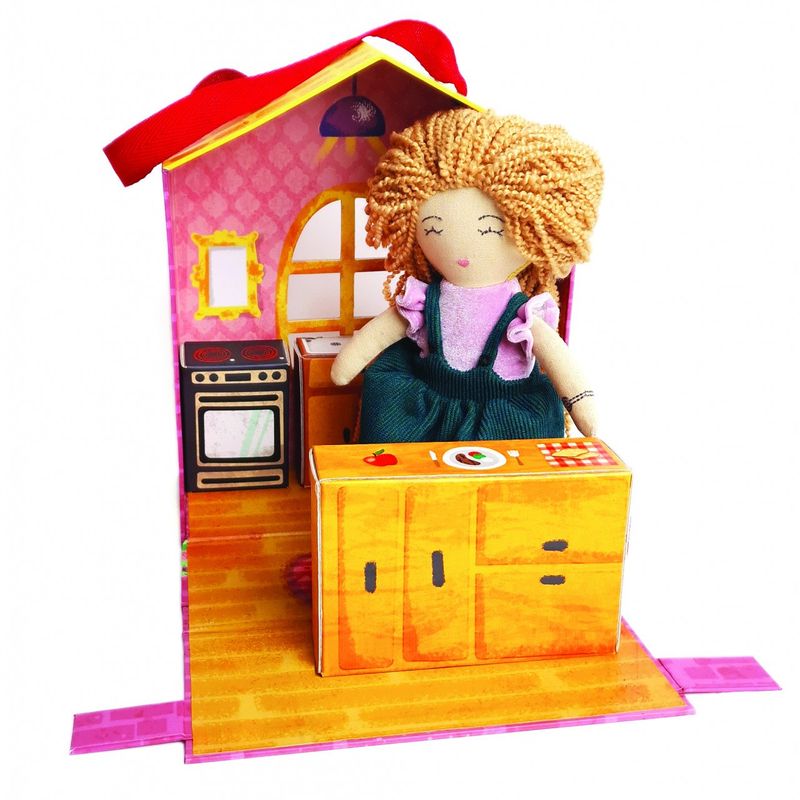 Jucarii, Copii si Bebe - Jucarii si jocuri - Papusi si accesorii - Papusi - Papusa Anna cu casuta si accesorii, Svoora - Infinity.ro