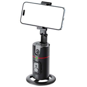 Suport de Telefon Inteligent, Urmarire Faciala, SELERIS®, Gesturi, 360°, Telecomanda bluetooth, Fara App, USB-C, 1200mAh