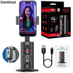 Laptop, Telefoane si Tablete - Telefoane mobile si accesorii - Accesorii Telefoane - Suport si docking telefoane - Suport de Telefon Inteligent, Urmarire Faciala, SELERIS®, Gesturi, 360°, Telecomanda bluetooth, Fara App, USB-C, 1200mAh - Infinity.ro