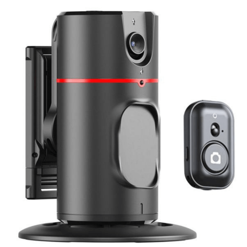 Laptop, Telefoane si Tablete - Telefoane mobile si accesorii - Accesorii Telefoane - Suport si docking telefoane - Suport de Telefon Inteligent, Urmarire Faciala, SELERIS®, Gesturi, 360°, Telecomanda bluetooth, Fara App, USB-C, 1200mAh - Infinity.ro