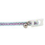 Petshop - Accesorii petshop - Zgarzi, lese si hamuri - Zgarzi - Zgarda cu clopotel, pentru pisici, colectia Cats, 30 cm, culoarea turcoaz - Infinity.ro