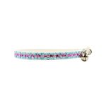 Petshop - Accesorii petshop - Zgarzi, lese si hamuri - Zgarzi - Zgarda cu clopotel, pentru pisici, colectia Cats, 30 cm, culoarea turcoaz - Infinity.ro