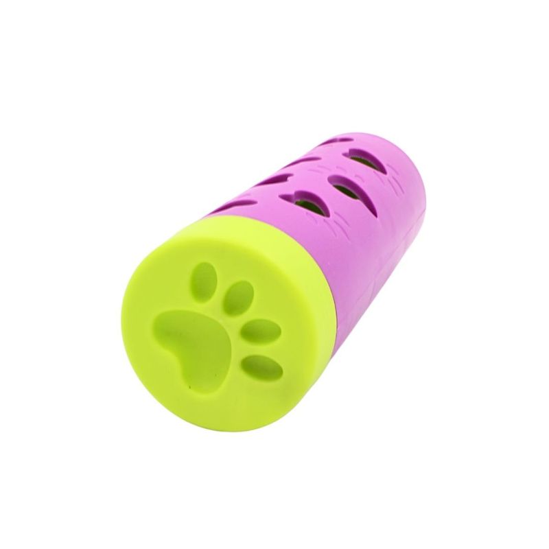 Petshop - Accesorii petshop - Jucarii animale - Jucarii interactive animale - Jucarie dispencer recompense, pentru pisici, 5.8x14.8 cm, colectia Cats, culoarea mov - Infinity.ro