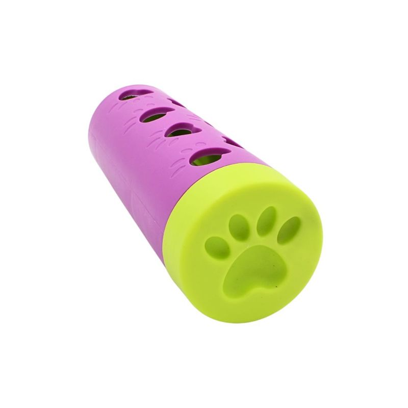 Petshop - Accesorii petshop - Jucarii animale - Jucarii interactive animale - Jucarie dispencer recompense, pentru pisici, 5.8x14.8 cm, colectia Cats, culoarea mov - Infinity.ro