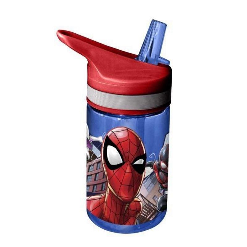 Carti si Birotica - Rechizite - Rucsacuri si genti scolare - Cutie sandvis cu tacamuri si sticla de apa 400ml tritan Spiderman 21 x 14 x 6 cm Multicolor - Infinity.ro