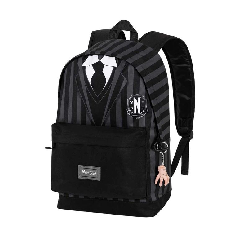 Carti si Birotica - Rechizite - Rucsacuri si genti scolare - Ghiozdan scoala Wednesday Uniform, 44 x 30 x 18 cm Negru 44 x 30 x 18 cm - Infinity.ro