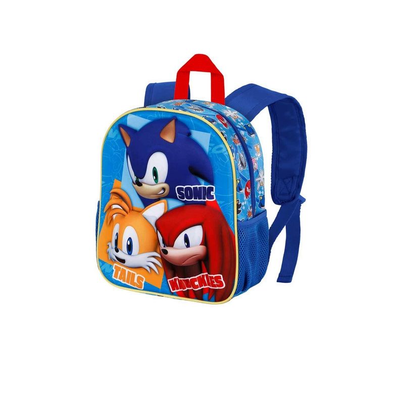 Carti si Birotica - Rechizite - Rucsacuri si genti scolare - Ghiozdan gradinita 3D Sonic the Hedgehog Trio 31 x 26 x 11 cm Multicolor 31 x 26 x 11 cm - Infinity.ro