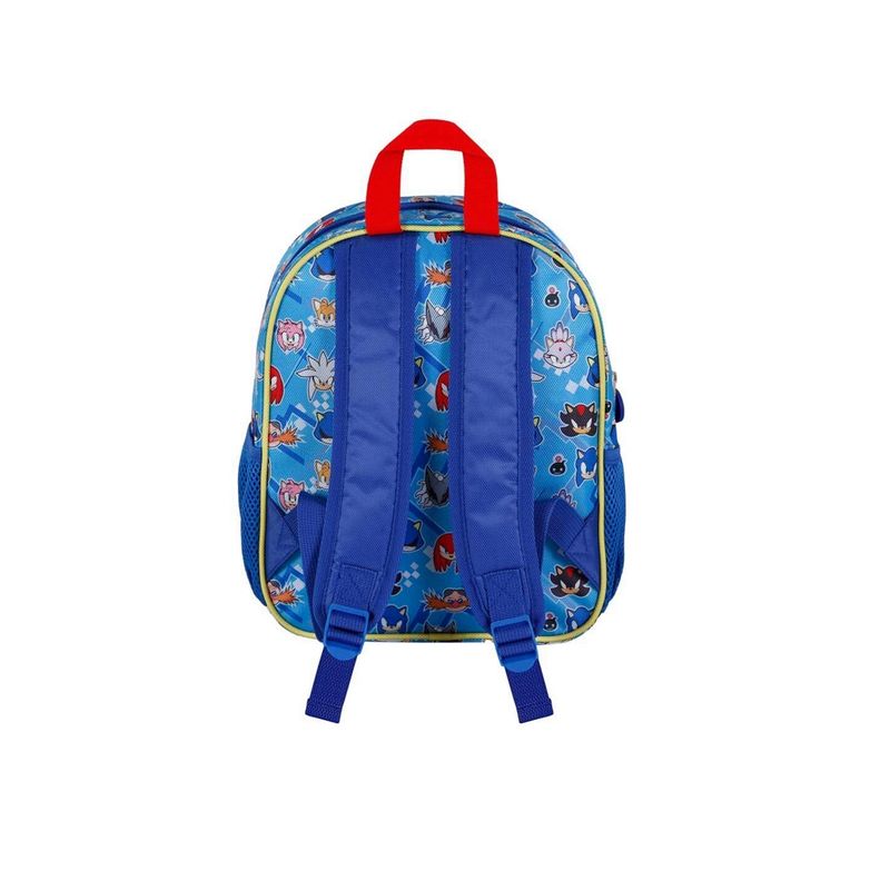 Carti si Birotica - Rechizite - Rucsacuri si genti scolare - Ghiozdan gradinita 3D Sonic the Hedgehog Trio 31 x 26 x 11 cm Multicolor 31 x 26 x 11 cm - Infinity.ro