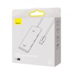 PC, gaming si accesorii - Retelistica - Hub-uri - Hub USB to 4x USB3.0, Type-C, 2m - Baseus Lite Series (WKQX030201) - Negru - Infinity.ro