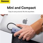 PC, gaming si accesorii - Retelistica - Hub-uri - Hub Type-C la HDMI, 4 x USB, 4K@30Hz - Baseus UltraJoy (B00052809813-00) - Space Gri - Infinity.ro